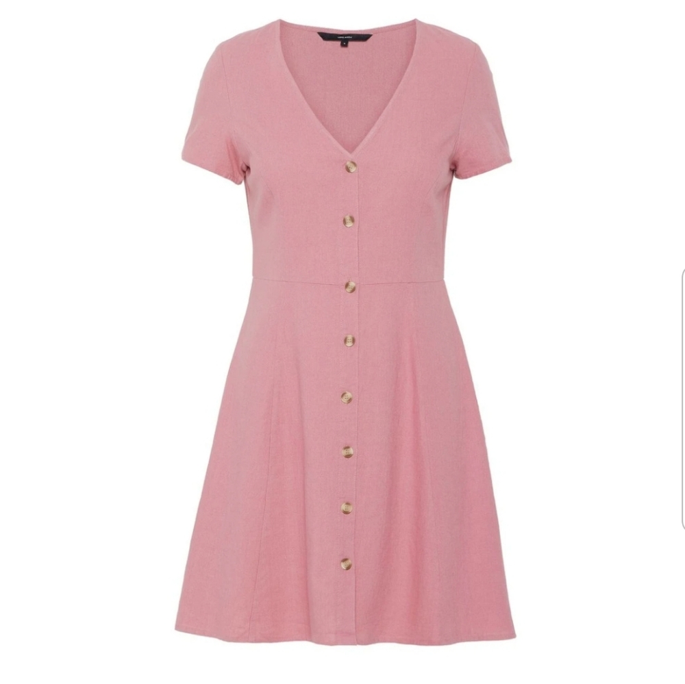 VERO MODA ANNA MILO SHORT SLEEVE DRESS SIZE 18
